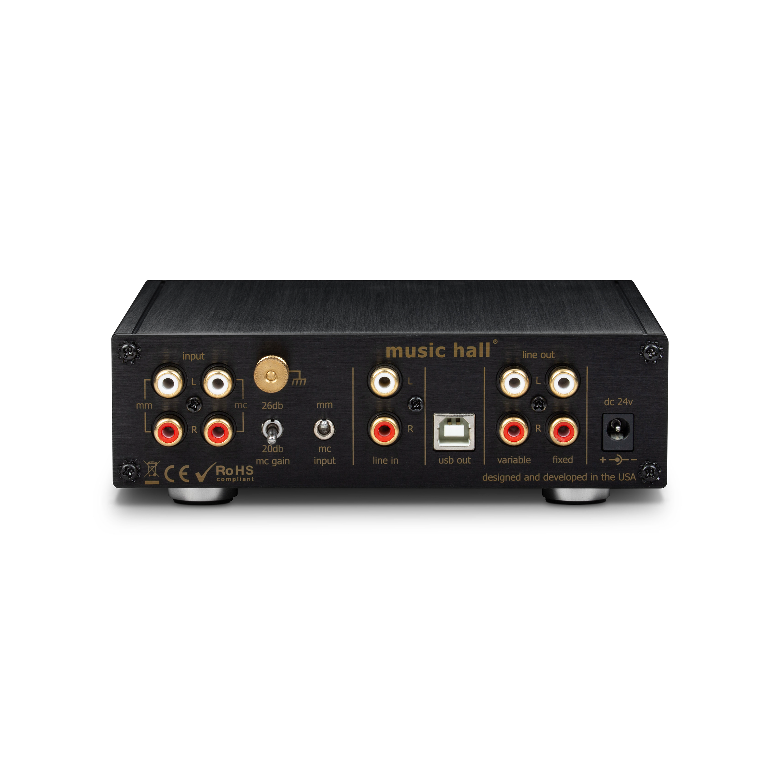 Music Hall pa2.2 Phono, A2D, & Headphone Preamplifier